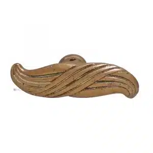 Jugendstil Fensterolive Welle alt Fenstergriff 91/45mm